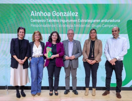 Ainhoa González, responsable de Estrategia Ambiental de Grupo Campezo, premiada por su liderazgo en Sostenibilidad
